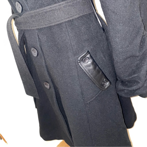 Mackage Black Pea Coat - Picture 9 of 16